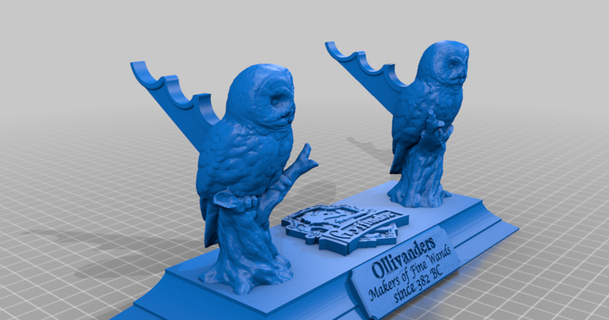 varita mágica estante soporte ehrlmpe5 3d print model - Mito3D