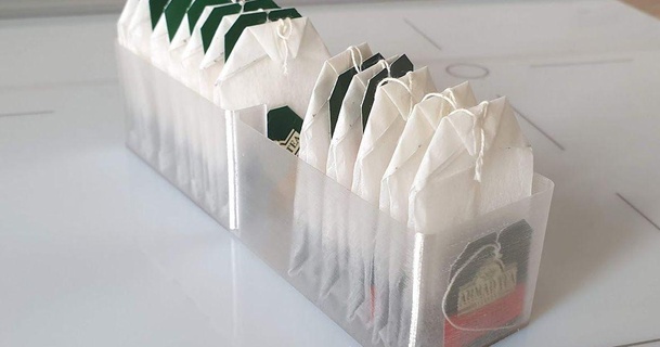 tea bags storage box dusanj storagebox caj 3d print model - Mito3D