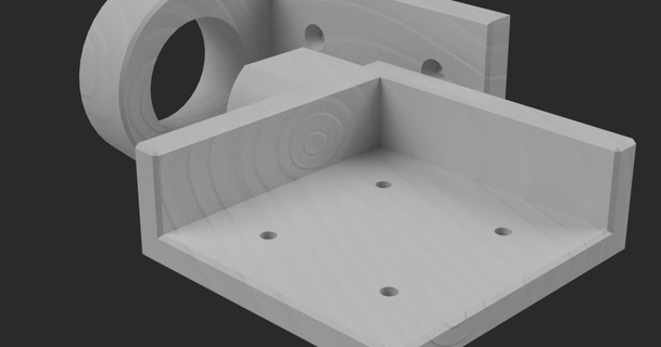 pesado deber pared montado columpio mesa bisagra cisco cocina aire libre tienda 3d print model - Mito3D