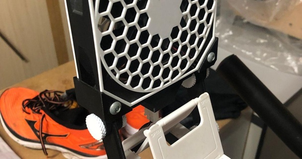 Kettler corredor 3 bicicleta ventilador phone suporte regis esporte 3d print model - Mito3D
