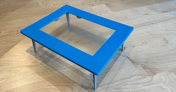 printable picturetable stefan pictureframe table 3d print model - Mito3D