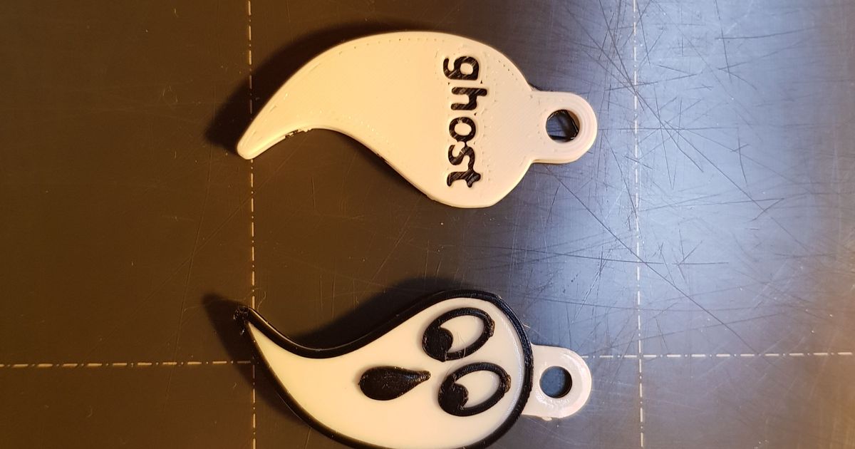 ghost - keychain planeta13 3D print model - Mito3D