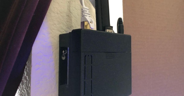 odroid n2 n2+ wall mount michael whitley ameridroid homeassistant odroidcase odroidn2 3d print model - Mito3D