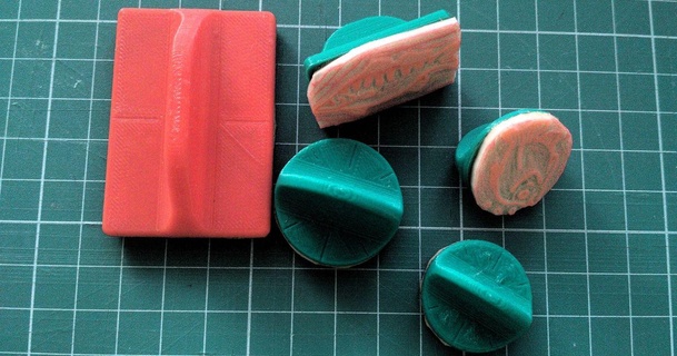 Stempel Griff Blut Briefmarken 3d print model - Mito3D
