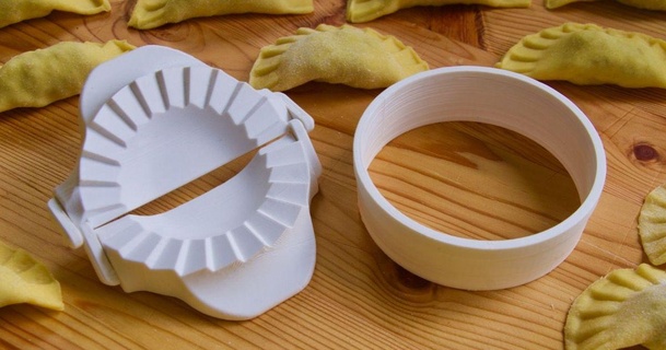 Pasta Drücken sehe Teig bilden Helfer Schimmel 3d print model - Mito3D