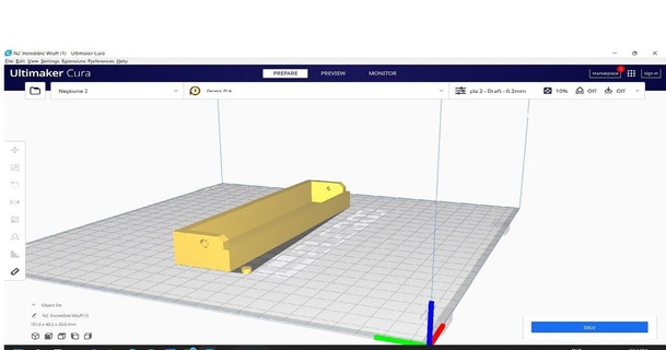 single rack shut box hammeredagain 3d print model - Mito3D