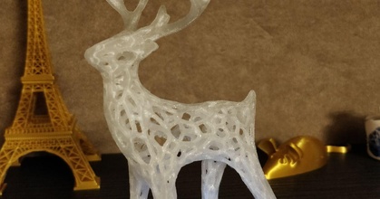 deer enchanted light geoavia download free stl model printablescom 3d models art & design sculptures 3d print model - Mito3D