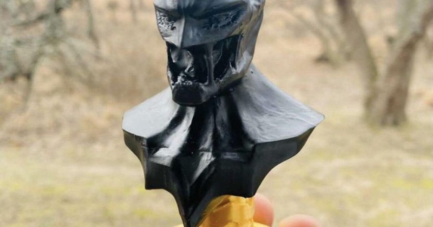 kâbus batman büst heykel openfigure3d Arkham Yenilmezler yarasa Bruce 3d print model - Mito3D
