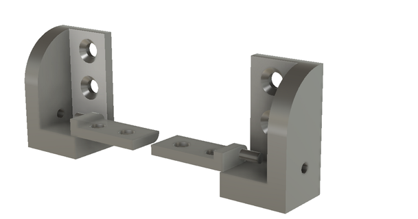 wall mount table hinges tom anderson real neo 3d print model - Mito3D