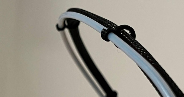 ptfe wire clip stl briankuo cableclip ptfetube wireclip 3d print model - Mito3D