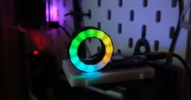 neopixel difusor anel 12 leds lin 3d print model - Mito3D