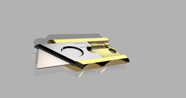 mini Yarar bıçak simyacı ağzı kesme tutucu maket bıçağı 3d print model - Mito3D