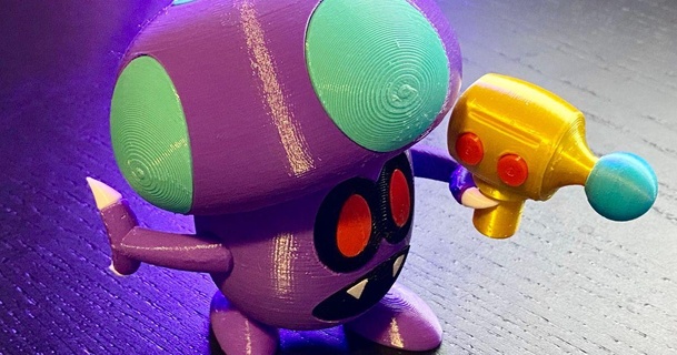shroob blaster mario Luigi rpg séries lazlo jouet nintendo jeux vidéos champignon 3d print model - Mito3D