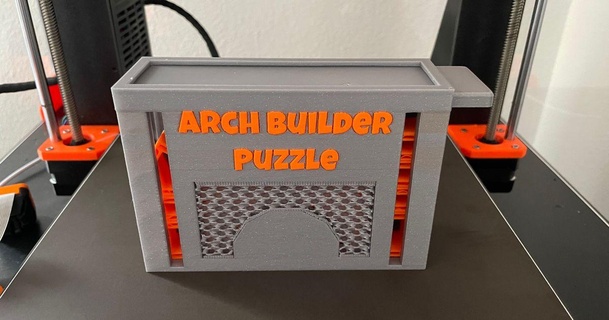arch builder puzzle box schempp networks 3d print model - Mito3D