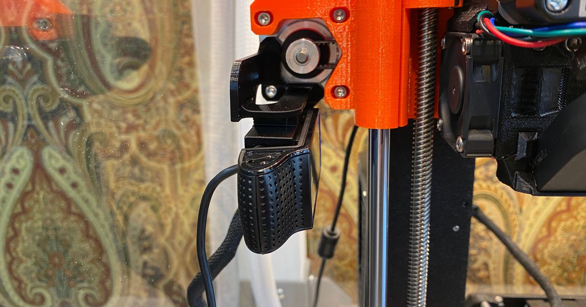 logitech 920 Prusa eksen motor binmek Jeremy laurenson 3D print model - Mito3D