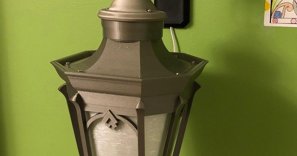 colonial hanging lantern nikki 3D Models Household Home Decor lamp tealight 3d print model - Mito3D