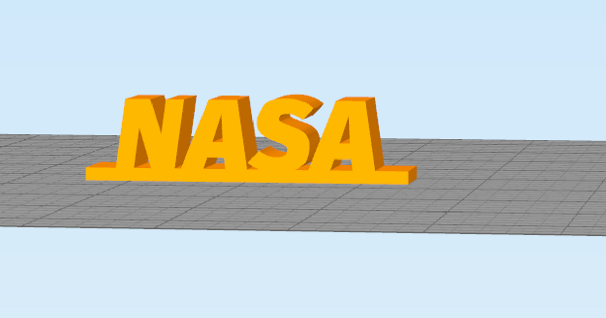 nasa nycko77 3d 3D Modelli arte design 2D piatti loghi 3D print model - Mito3D