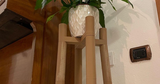 modulare fiore pentola titolare supporto boninz 3D Modelli domestico casa arredamento vaso decorazione design 3d print model - Mito3D