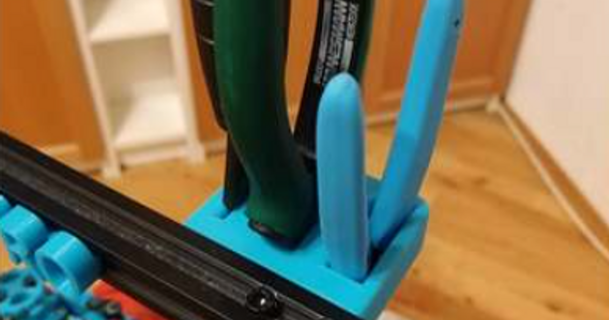 slot-tool holder 3 tools legorj35 3D Models Printers - Upgrades crealityender3 ender3pro 3d print model - Mito3D
