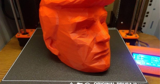 Donald Trumpf stachelig 3D Modelle Kunst Design Skulpturen Trump donald 3d print model - Mito3D