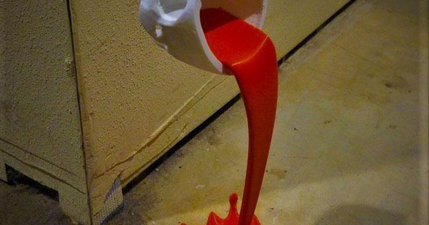 galleggiante fuoriuscita cranio bwaslo 3D Modelli arte design sculture Halloween Magia versando 3d print model - Mito3D