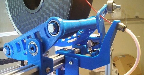 fiable filament s'épuiser capteur bobine titulaire soutien bwaslo 3D modèles imprimantes mises niveau porte filaments chose universelle 2020spoolholder 3d print model - Mito3D