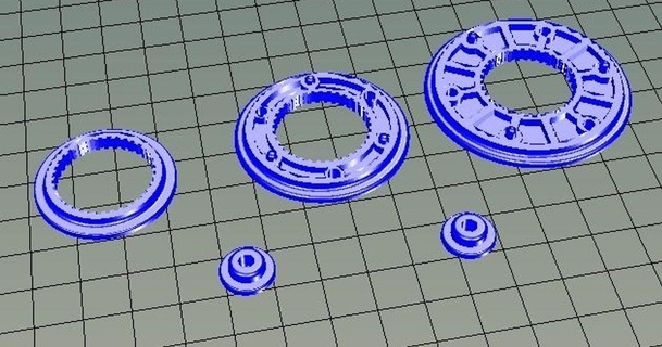 poleas 608 aspectos bwaslo 3D modelos impresoras actualizaciones 608bearing thingiverse 3d print model - Mito3D