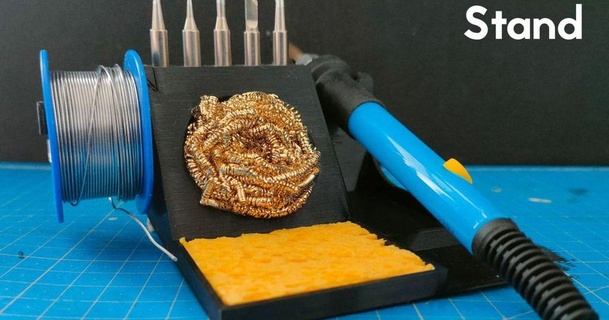 base soudure fer supporter natte 3D modèles loisir fabricants outils aide souder chose universelle 3d print model - Mito3D