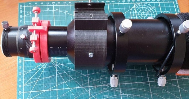 Süper ince mikro odaklayıcı kılavuz dürbün Roma yuhalama 3D modeller hobi yapımcılar fikirler astronomi astrofotografi şeytani teleskopu 3d print model - Mito3D