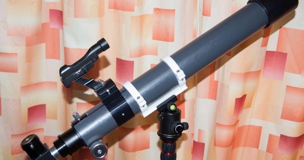 Fai kepleriano telescopio rifrattore romano fischi 3D Modelli passatempo creatori idee 3dprinting astronomia freecad 3d print model - Mito3D