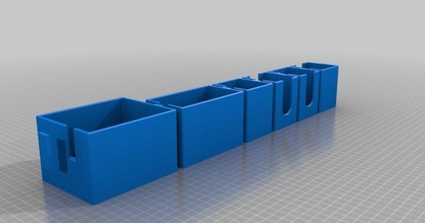 drawer organizer - medical screws psmi 3D Models Household Other House Equipment needle thingiverse 3d print model - Mito3D