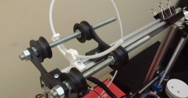 biriktirmek rulman alüminyum ekstrüzyon 2020 yazıcılar jironikonik 3D modeller Aksesuarlar biriktirici filament makara tutucusu şeytani 3d print model - Mito3D
