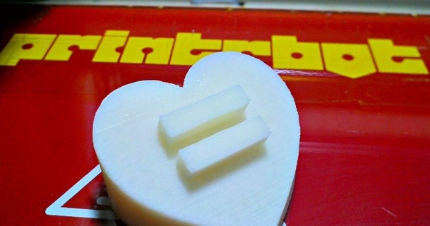 heart marriage equality gyronictonic 3D Models Art & Design Other Designs thingiverse marriageequality 3d print model - Mito3D