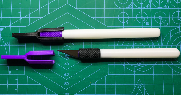 hobby knife cap strik3forc3 3D Models Hobby & Makers Tools diy hobbyknife 3d print model - Mito3D