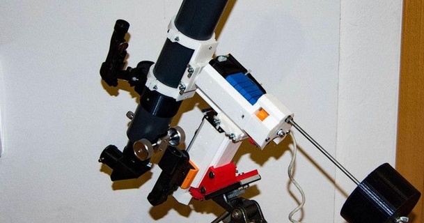 eq Teleskop montieren ii Schritt gehe Regler römisch schreit 3D Modelle Hobby Macher Ideen DIY Arduino Astronomie freecad 3d print model - Mito3D