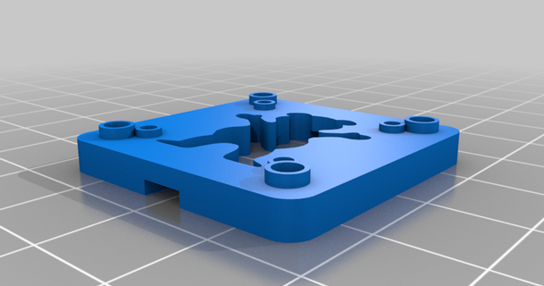 20x20 25x25 whoop mount adapter daxneal 3D Models Hobby & Makers RC Robotics thingiverse 3d print model - Mito3D
