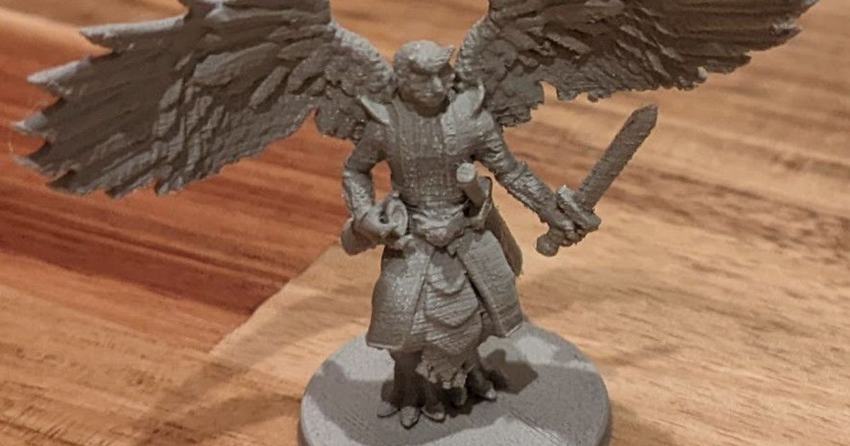 dnd Eulenvolk Schurke praktischjason 3D Modelle Spielzeuge Spiele draussen Miniatur Eule thingiverse 3D print model - Mito3D