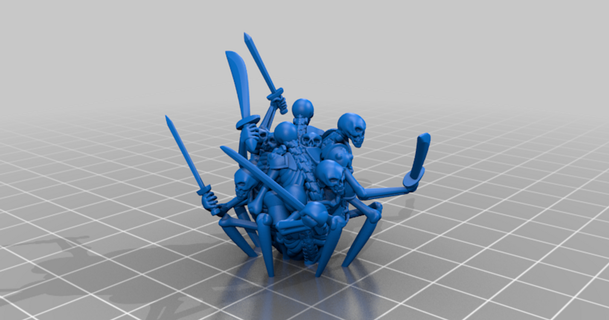 frosthaven convoquer OS horde virtuellementjason 3D modèles jouets Jeux Extérieur miniature Mort vivant sombre chose universelle 3d print model - Mito3D
