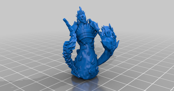 frosthaven ice wraith virtuallyjason 3D Models Toys & Games Outdoor miniature gloomhaven thingiverse 3d print model - Mito3D