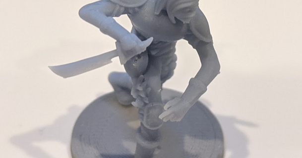 gloomhaven male human scoundrel virtuallyjason 3D Models Toys & Games Outdoor dnd miniature dagger 3d print model - Mito3D