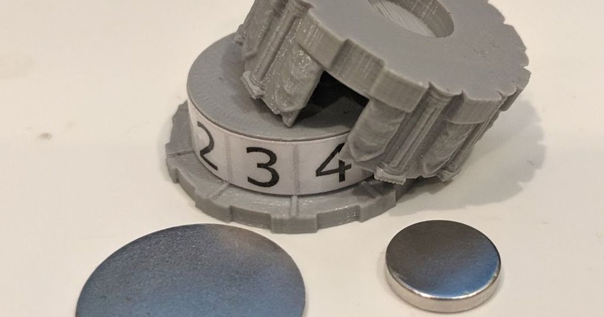 hp wählen Miniaturen Säulen praktischjason 3D Modelle Spielzeuge Spiele draussen dnd thingiverse 3D print model - Mito3D