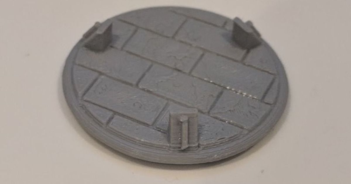 brique 25mm numéroté bases sombre virtuellementjason 3D modèles jouets Jeux Extérieur dnd miniature chose universelle 3D print model - Mito3D