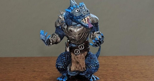 kobold warrior virtuallyjason 3D Models Toys & Games Outdoor dragon monster dnd miniature dungeonsanddragons 3d print model - Mito3D