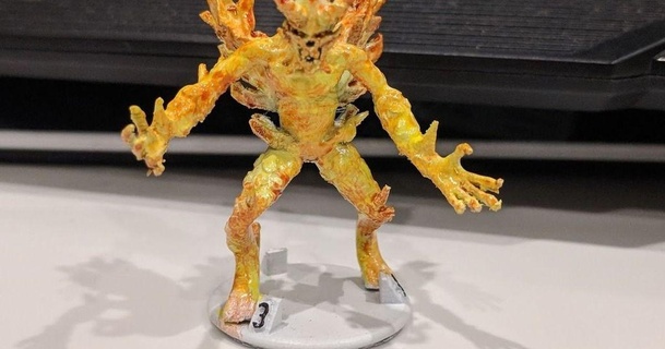 gloomhaven monster flame demon virtuallyjason 3D Models Toys & Games Outdoor dnd miniature thingiverse dndminiature 3d print model - Mito3D