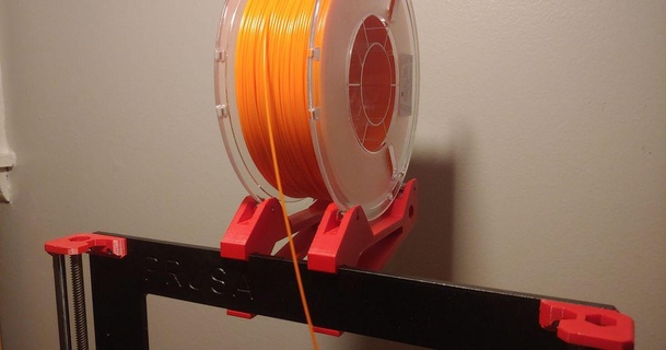 abeto prusa carretel berço chintzypc 3D modelos impressoras acessórios porta filamento spoolmount 3d print model - Mito3D