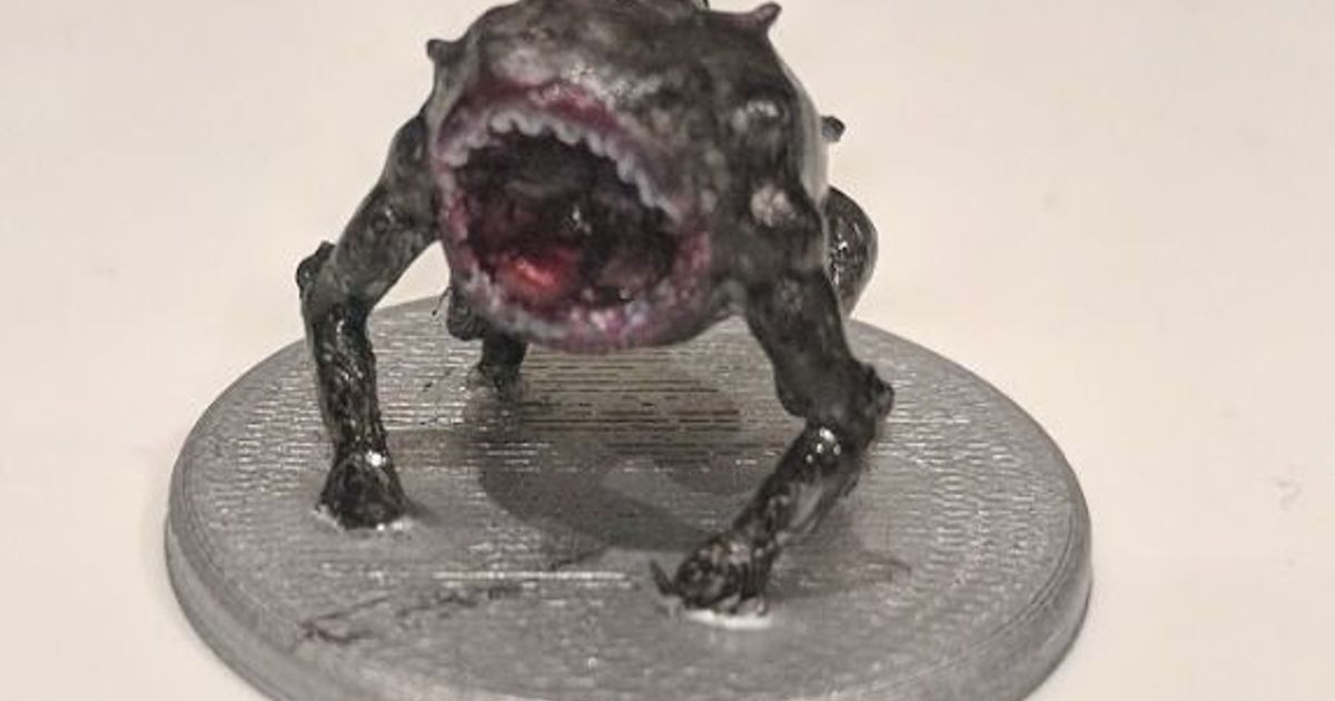 Gloomhaven monstro Preto criança levada virtualmente jason 3D modelos brinquedos jogos ar livre miniatura jogo tabuleiro thingiverse 3D print model - Mito3D