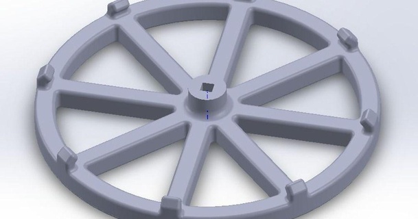 rubber band intake wheel rhindlelak 3D Models Hobby & Makers RC Robotics thingiverse 3d print model - Mito3D