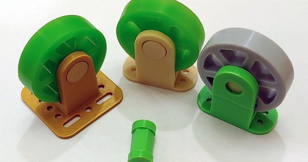 quick roller compliant wheel mount gobilda rhindlelak 3D Models Hobby & Makers RC Robotics ftc ftcrobotics 3d print model - Mito3D