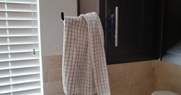 semplice Consiglio dei ministri maniglia asciugamano titolare supporto alessia 3D Modelli domestico cucina staffa 3d print model - Mito3D