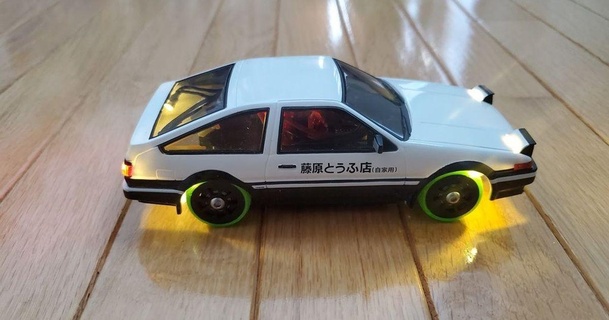 completamente impreso 4wd deriva coche vehiculo chasis 1 28 escala alexy 3D modelos pasatiempo hacedores RC robótica thingiverse kyosho rc4wd 3d print model - Mito3D